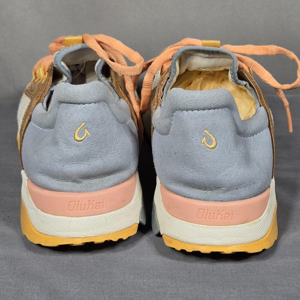 OluKai Wailuku Womens 9.5 Gray Trail Sneakers Athletic Mesh Rubber Sole Outdoor - Picture 9 of 10